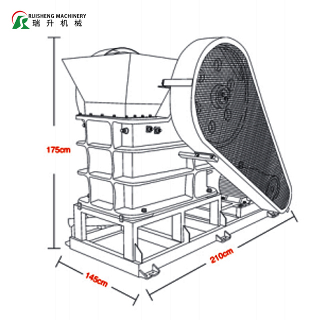 Малая каменная дробилка