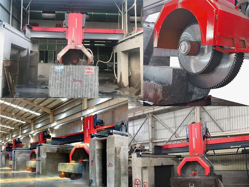 Цена на станок для резки гранитных блоков на заводе в Индии